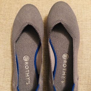 Grey & Orange Rothys 10, Excellent Used Condition